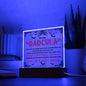 Dad - Dadcula Acrylic Square Plaque