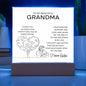 Grandma-Your Endless Support Acrylic Square Plaque
