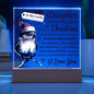 Daughter - Robins Bring Joy Acrylic Square Plaque
