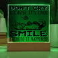 Smile It Happened - Acrylic Square Plaque