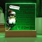 Daughter - Robins Bring Joy Acrylic Square Plaque