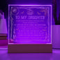 Daughter - Light Of Life Acrylic Square Plaque