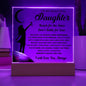 Daughter - Kind, Loving Square Acrylic Plaque