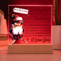 Daughter - Robins Bring Joy Acrylic Square Plaque