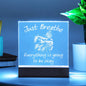 Just Breathe Acrylic Square Plaque