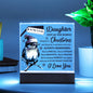 Daughter - Robins Bring Joy Acrylic Square Plaque