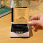Dad-Strength Of A Mountain Bracelet