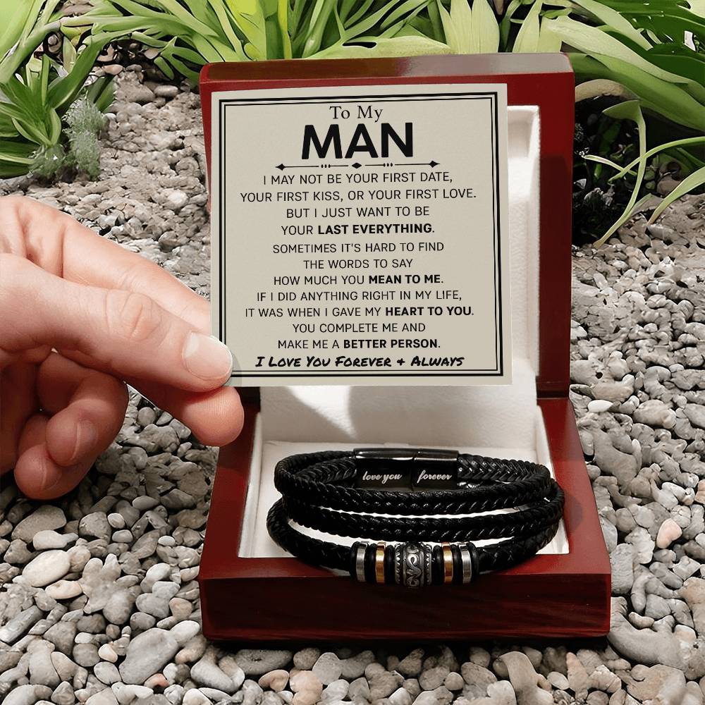 Boyfriend-Last Everything Love You Forever Bracelet