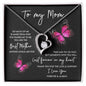 Mom - Last Forever In My Heart Forever Love Necklace