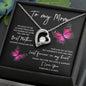 Mom - Last Forever In My Heart Forever Love Necklace