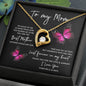 Mom - Last Forever In My Heart Forever Love Necklace