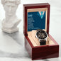 Dad-You Hold A Place In My Heart-Openwork Watch