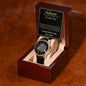 Husband-Grateful To Be Yours-Openwork Watch