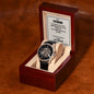 Husband-Love You Till The End Openwork Watch