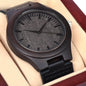 Dad-You Hold A Place In My Heart-Wooden Watch