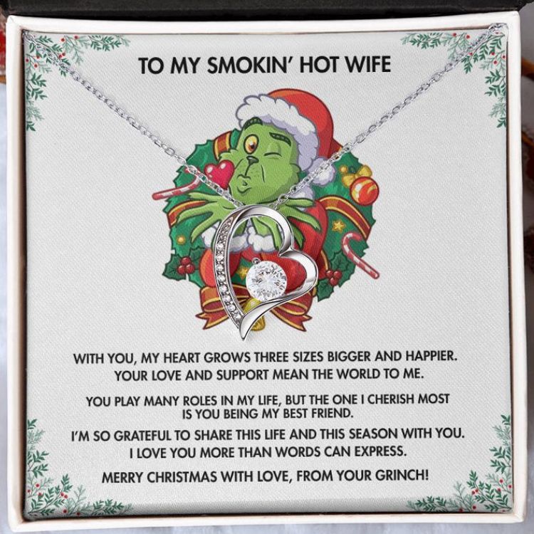 My Smokin' Hot Wife - I Love You - Forever Love Necklace