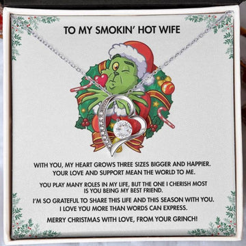 My Smokin' Hot Wife - I Love You - Forever Love Necklace