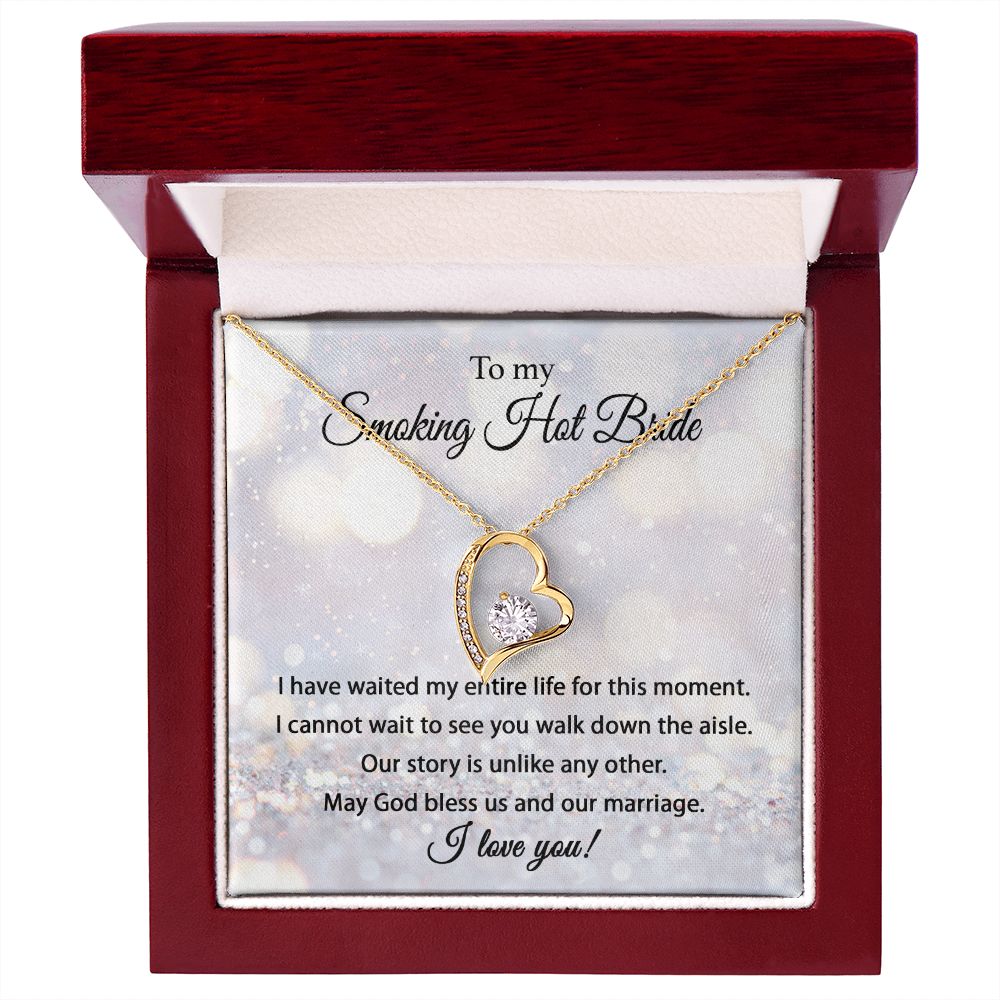 Bride-Smoking Hot Bride Forever Love Necklace