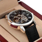 Dad — Man Who Taught Me — Men's Openwork Watch