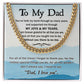 Dad-Held My Hand Cuban Link Chain