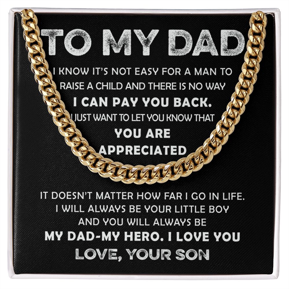 Dad-Appreciated Cuban Link Chain