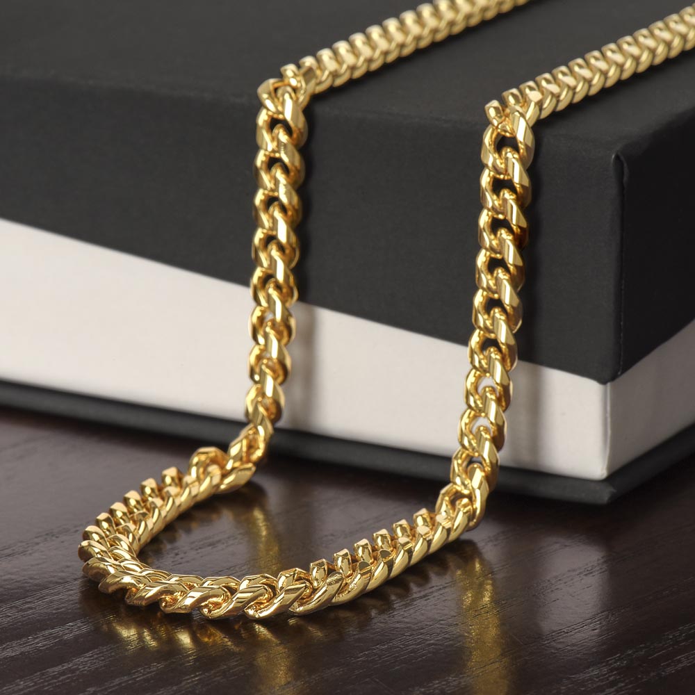 Dad-All My Heart Cuban Link Chain