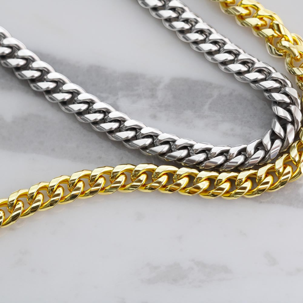 Dad-All My Heart Cuban Link Chain