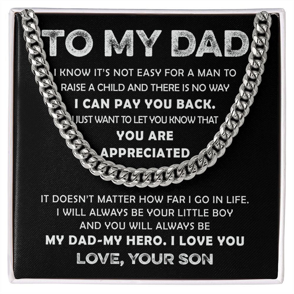 Dad-Appreciated Cuban Link Chain