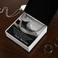 Dad-Father And Mountains Cuban Link Chain
