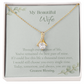 Wife — My Greatest Blessing Alluring Beauty Necklace