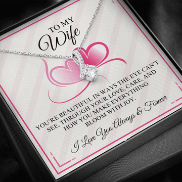 To My Wife - Bloom with Joy - Alluring Beauty Necklace