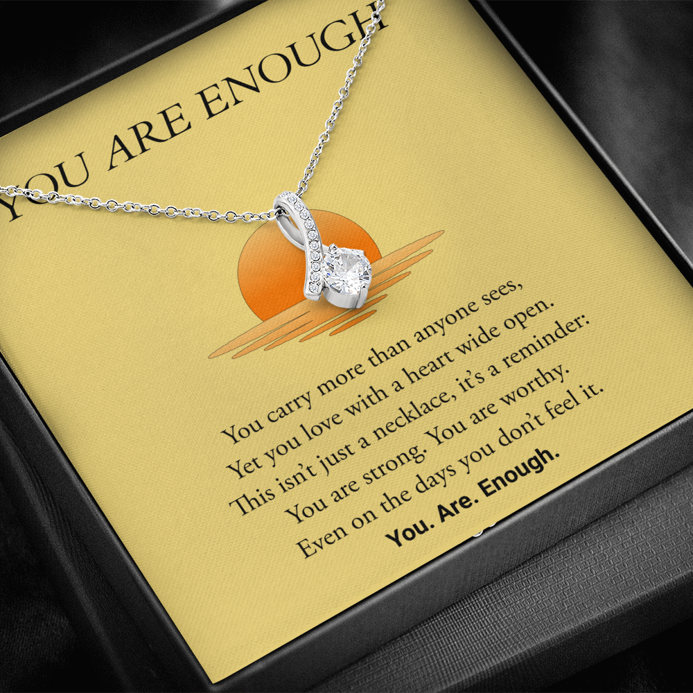 For Her—You Are Enough Alluring Beauty Necklace