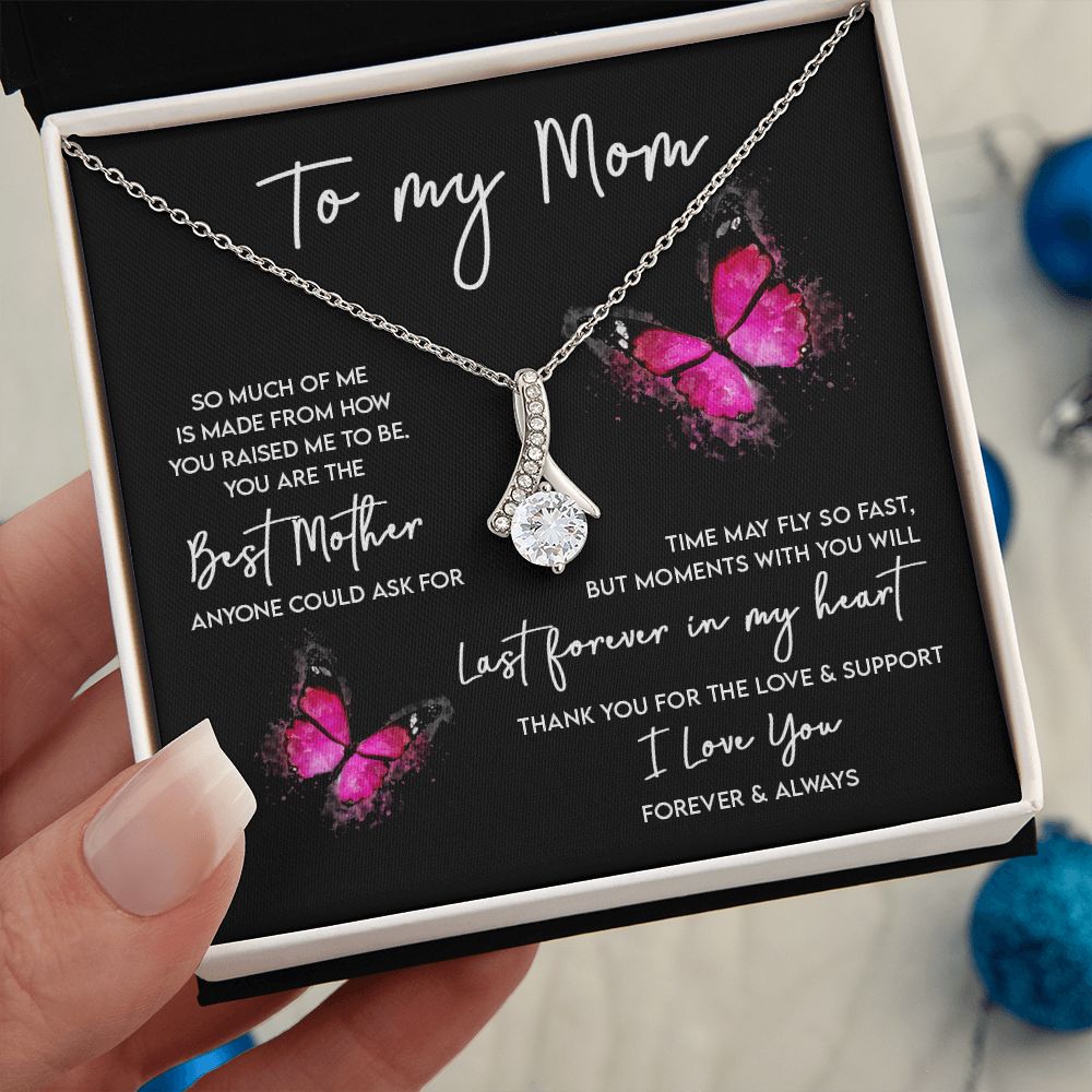 Mom-Last Forever In My Heart Alluring Beauty Necklace