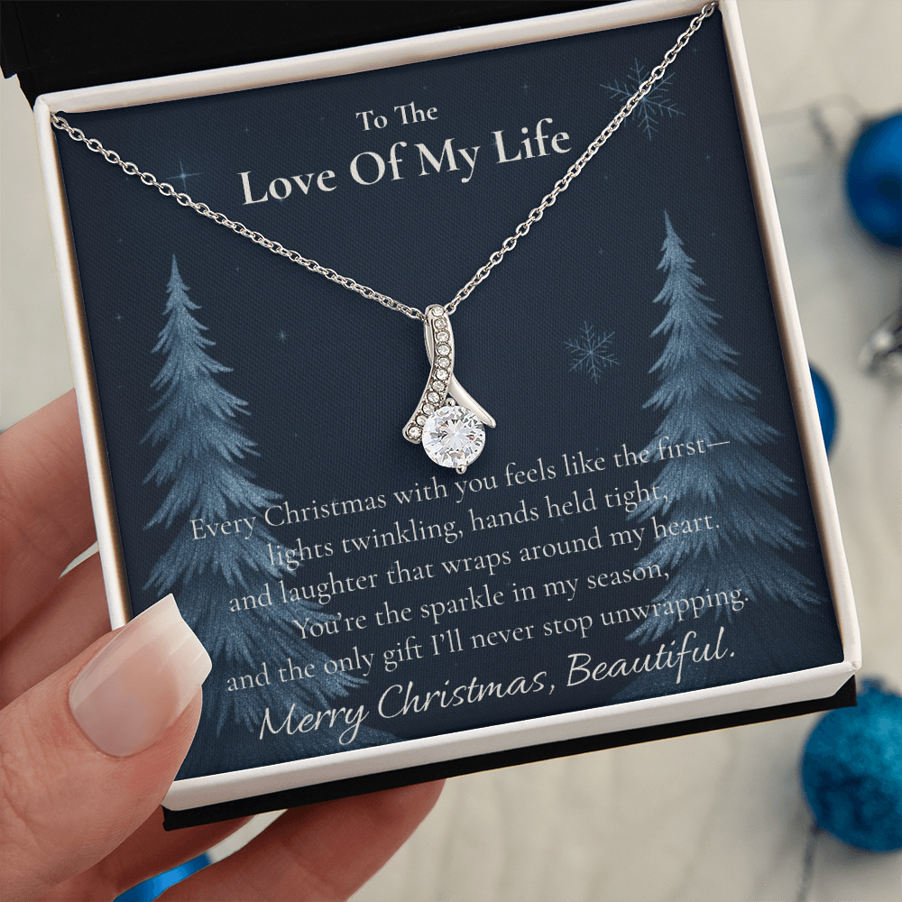 For Wife - The Sparkle In My Season Alluring Beauty Necklace