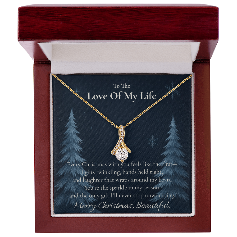 For Wife - The Sparkle In My Season Alluring Beauty Necklace