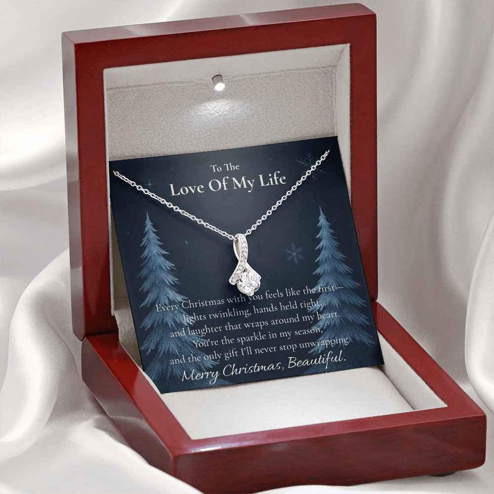 For Wife - The Sparkle In My Season Alluring Beauty Necklace