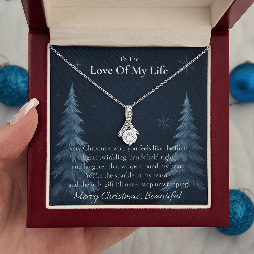 For Wife - The Sparkle In My Season Alluring Beauty Necklace