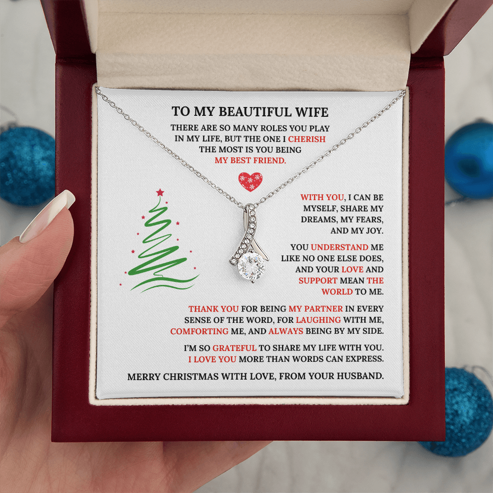 My Beautiful Wife - My Best Friend - Alluring Beauty Necklace