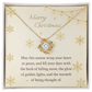 For Her - Golden Glow Love Knot Necklace