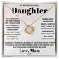 Daughter-My Everything Love Knot Necklace
