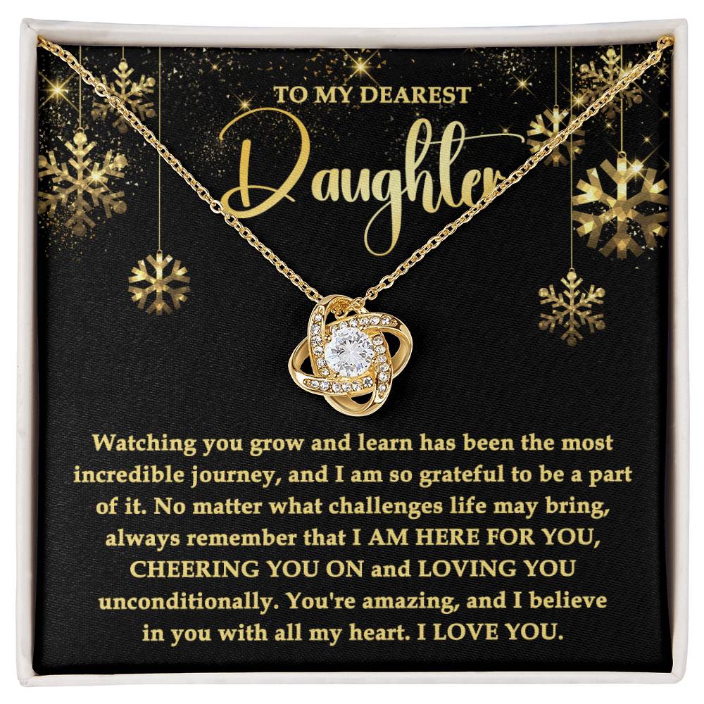 Daughter - Here For You Love Knot Necklace