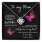 Mom-Forever In My Heart Love Knot Necklace
