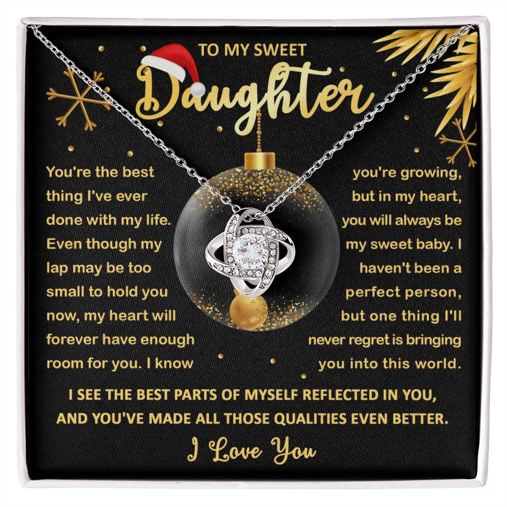 Daughter - Room For You Love Knot Necklace