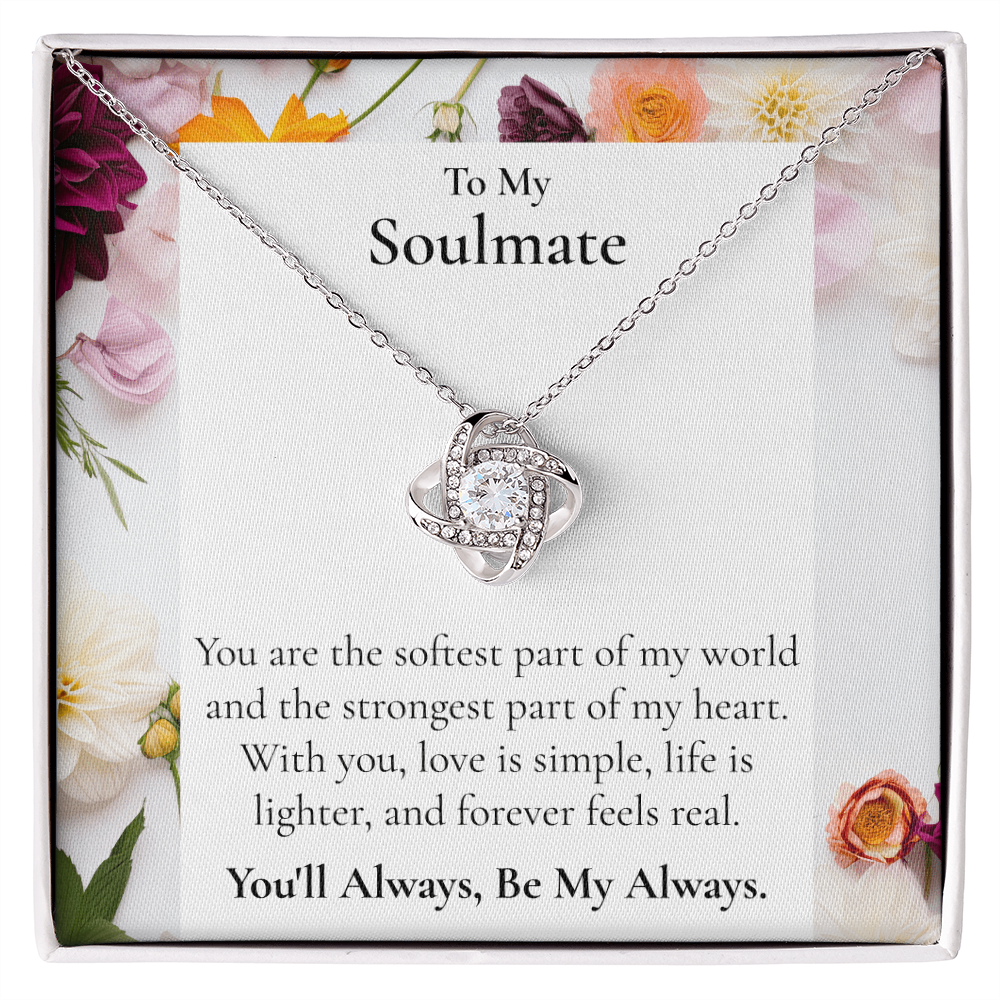 Wife —My Always Love Knot Necklace