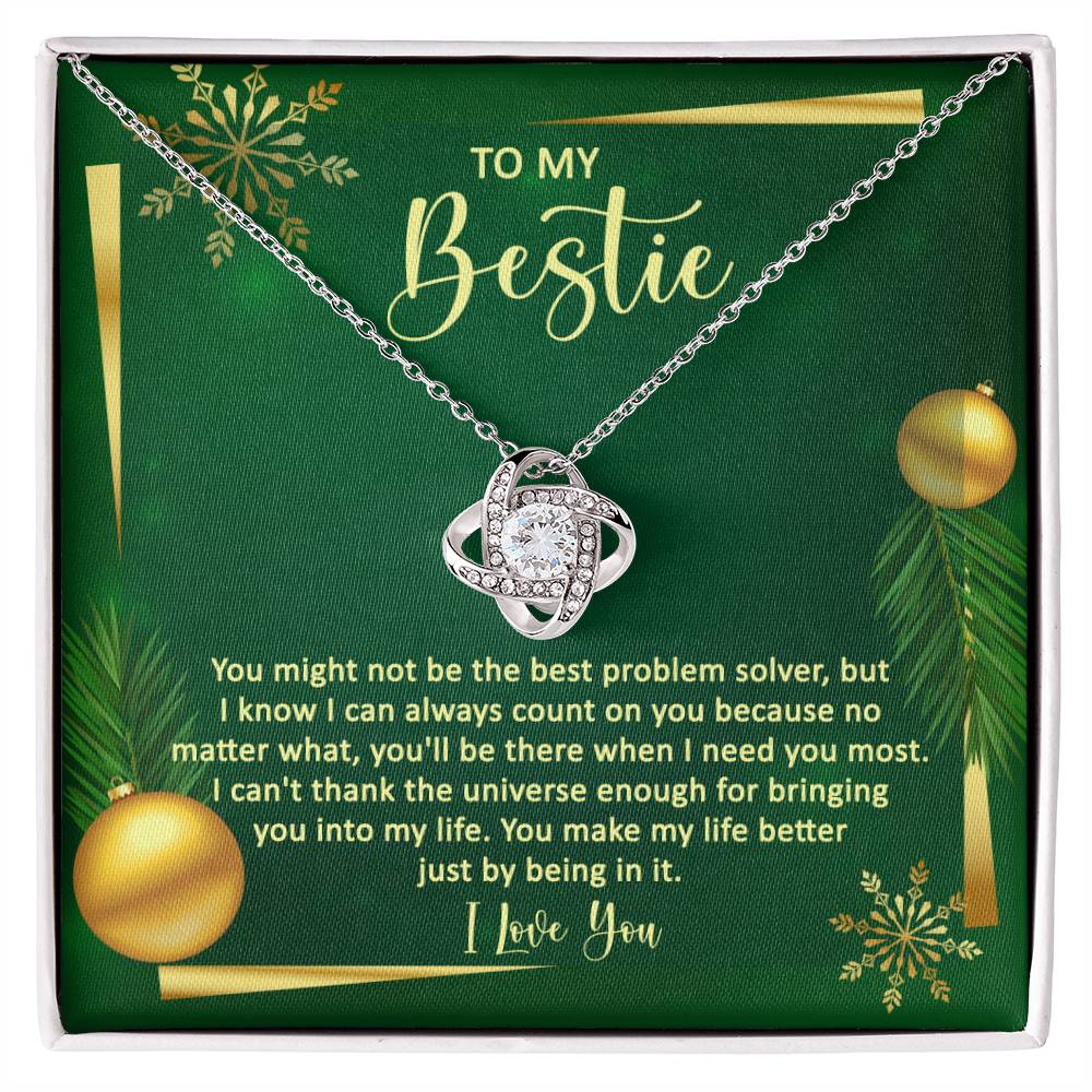 Best Friend - Problem Solver Love Knot Necklace