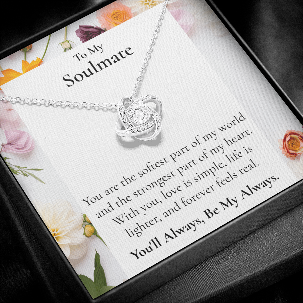 Wife —My Always Love Knot Necklace