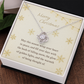For Her - Golden Glow Love Knot Necklace