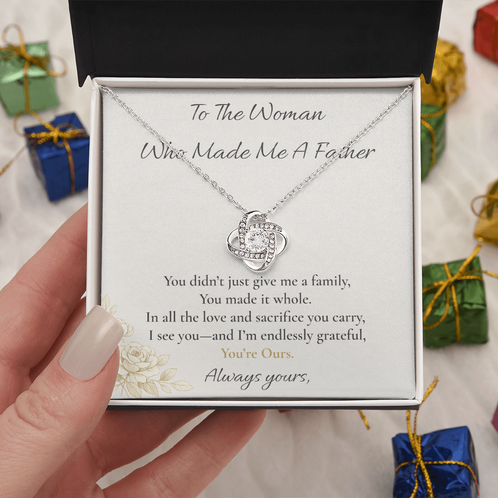 Wife — I See You Love Knot Necklace