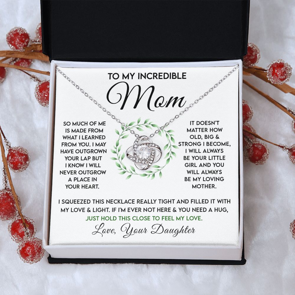 Mom-My Incredible Mom Love Knot Necklace