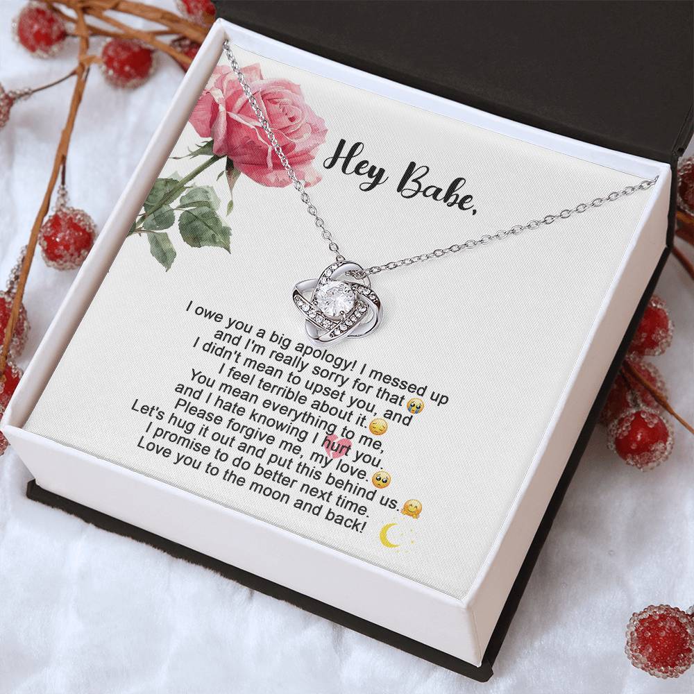 Wife - Hug It Out Love Knot Necklace